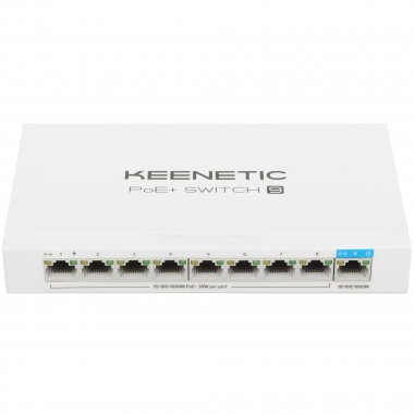 Фотография товара 'Keenetic KN-4710 POE+ SWITCH 9 9-портовый гигабитный коммутатор с 8 портами PoE'