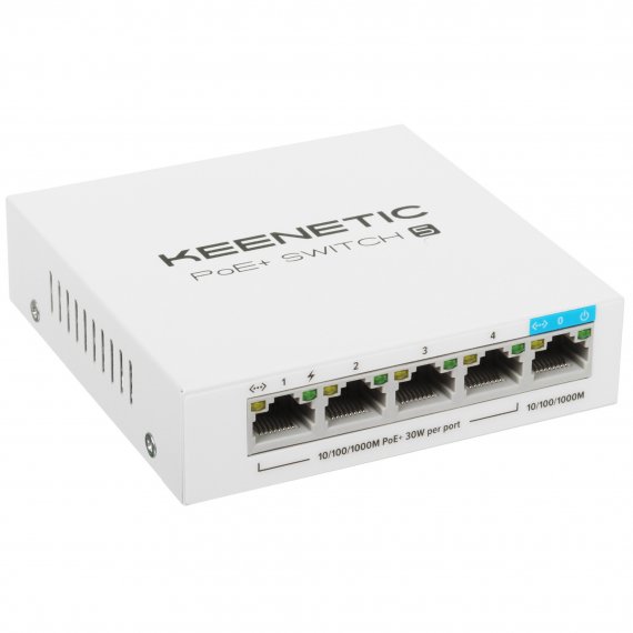 Фотография товара 'Keenetic KN-4610 POE+ SWITCH 55-портовый гигабитный коммутатор с 4 портами PoE'