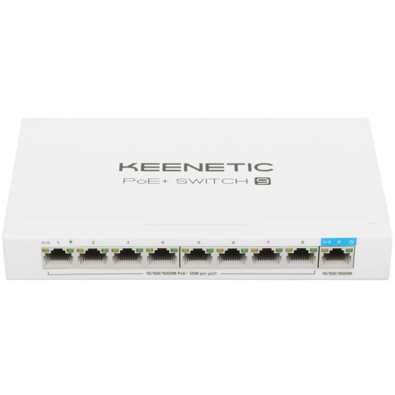 Фотография товара 'Keenetic KN-4710 POE+ SWITCH 9 9-портовый гигабитный коммутатор с 8 портами PoE'